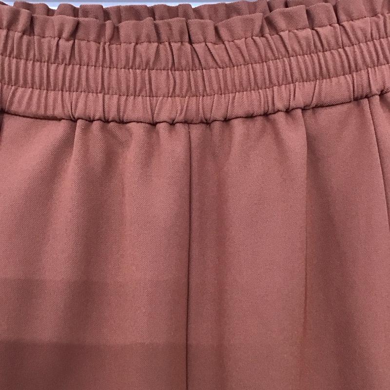 グリーンレーベルリラクシング green label relaxing パンツ スラックス 3614-126-2368 オルマイパンツ テーパードパンツ 38 無地 茶 / ブラウン /  レディース USED 古着 中古 10139951