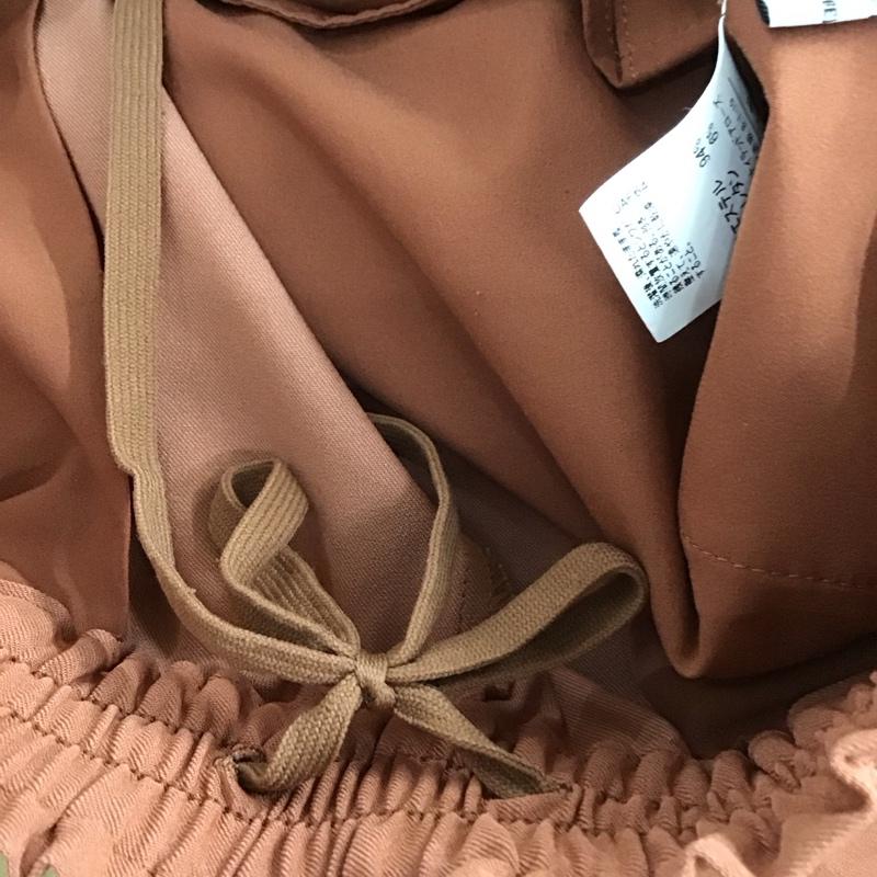 グリーンレーベルリラクシング green label relaxing パンツ スラックス 3614-126-2368 オルマイパンツ テーパードパンツ 38 無地 茶 / ブラウン /  レディース USED 古着 中古 10139951