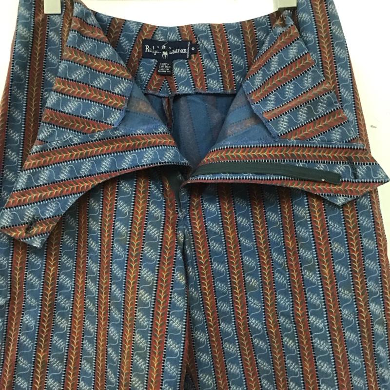 ラルフローレン RALPHLAUREN パンツ スラックス 8 総柄 マルチカラー / マルチカラー /  レディース USED 古着 中古 10139962