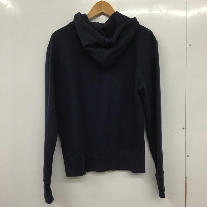 メゾンキツネ MAISON KITSUNE パーカー 長袖 XXS 無地 紺 / ネイビー /  レディース USED 古着 中古 10139968