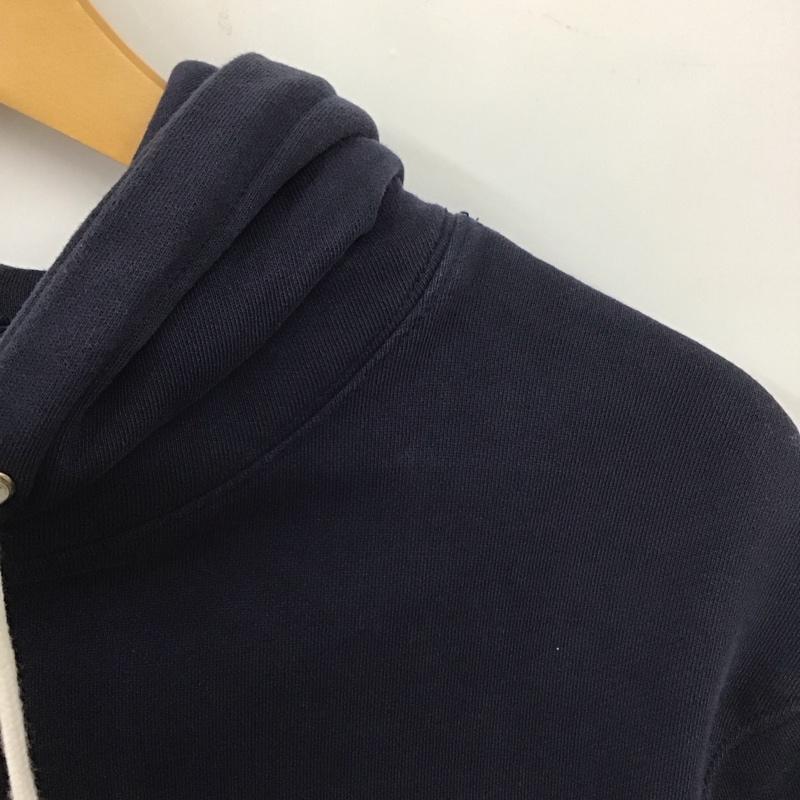 メゾンキツネ MAISON KITSUNE パーカー 長袖 XXS 無地 紺 / ネイビー /  レディース USED 古着 中古 10139968