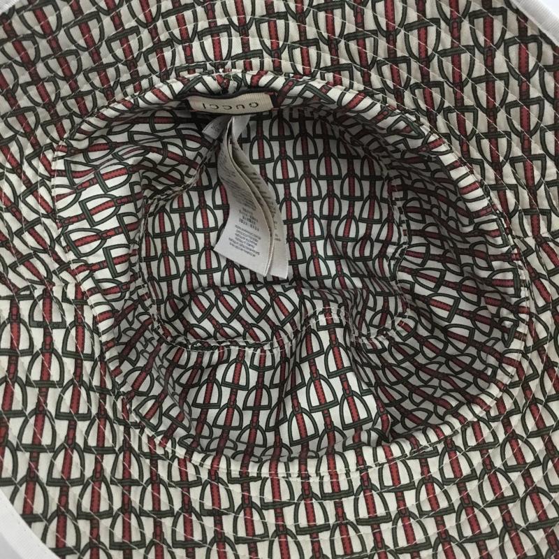グッチ GUCCI 帽子 ハット 768481 GGキャンバス 総柄 ベージュ / ベージュ /  メンズ USED 古着 中古 10139983
