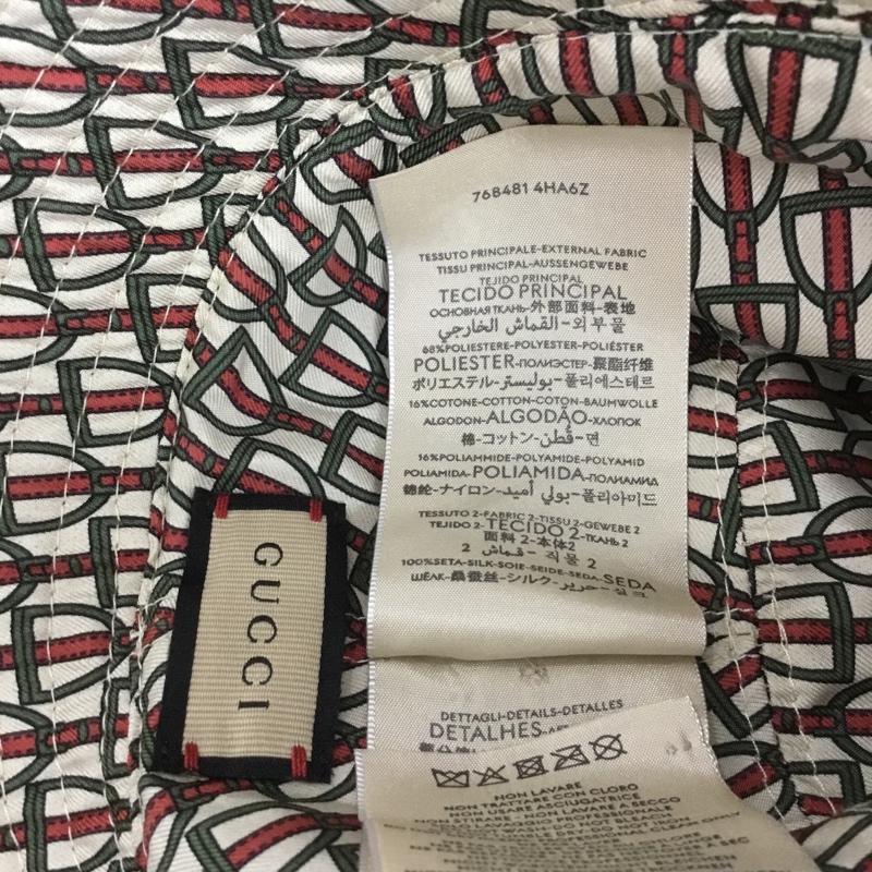 グッチ GUCCI 帽子 ハット 768481 GGキャンバス 総柄 ベージュ / ベージュ /  メンズ USED 古着 中古 10139983