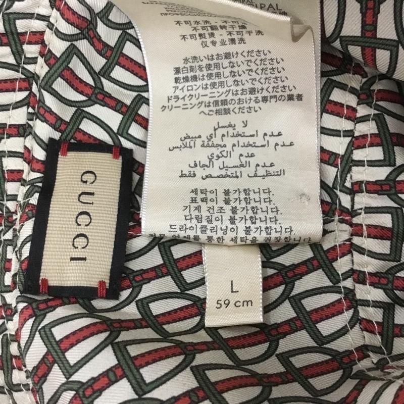 グッチ GUCCI 帽子 ハット 768481 GGキャンバス 総柄 ベージュ / ベージュ /  メンズ USED 古着 中古 10139983