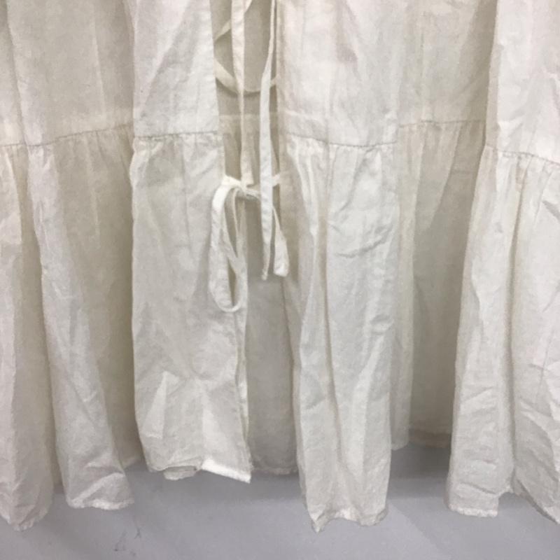 ローリーズファーム LOWRYS FARM シャツ、ブラウス 七分袖 FREE 無地 白 / ホワイト /  レディース USED 古着 中古 10139989