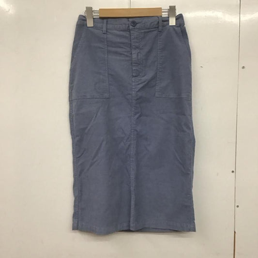 ニコアンド niko and... スカート ひざ丈スカート M 無地 水色 / ライトブルー /  レディース USED 古着 中古 10140008