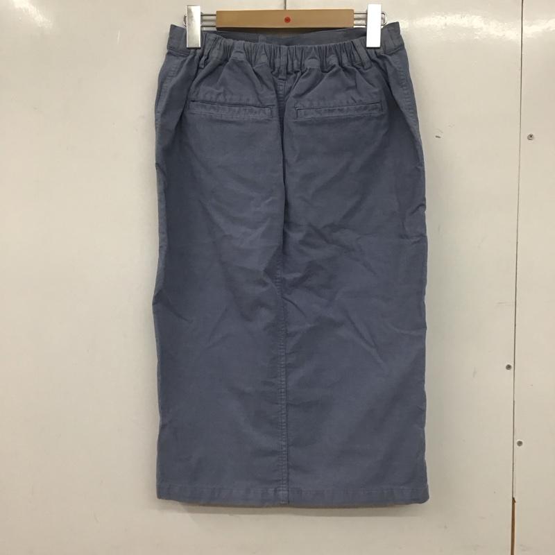 ニコアンド niko and... スカート ひざ丈スカート M 無地 水色 / ライトブルー /  レディース USED 古着 中古 10140008