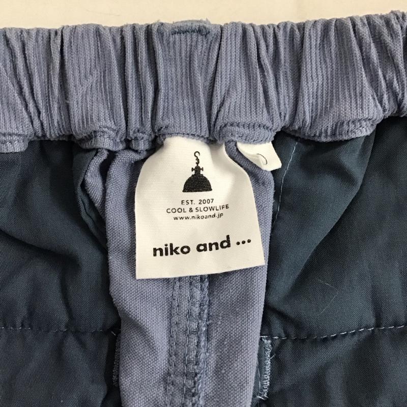 ニコアンド niko and... スカート ひざ丈スカート M 無地 水色 / ライトブルー /  レディース USED 古着 中古 10140008