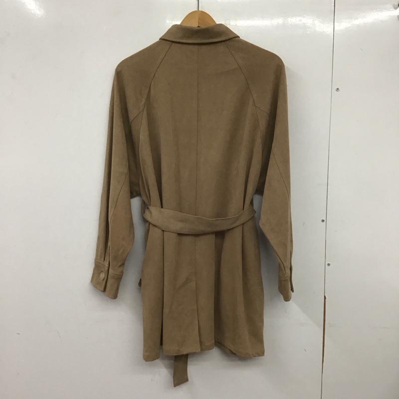 フーズフーチコ who s who Chico シャツ、ブラウス 長袖 FREE 無地 茶 / ブラウン /  レディース USED 古着 中古 10140058