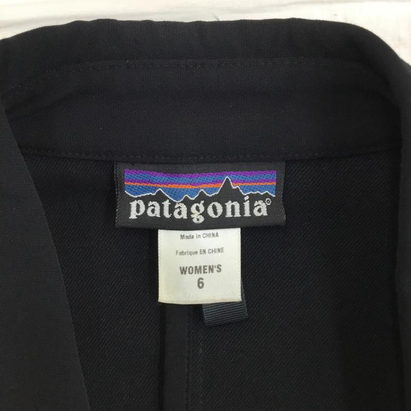 パタゴニア patagonia ジャケット、上着 ジャケット、ブレザー メトロ　ガイド　ジャケット 6 無地 黒 / ブラック /  レディース USED 古着 中古 10140076