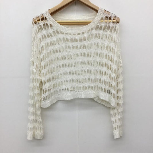 セレクトモカ select MOCA カットソー 長袖 FREE 無地 白 / ホワイト /  レディース USED 古着 中古 10140081