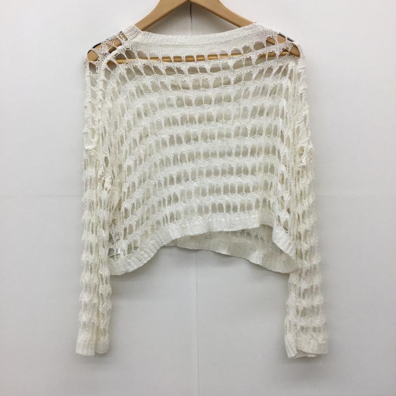 セレクトモカ select MOCA カットソー 長袖 FREE 無地 白 / ホワイト /  レディース USED 古着 中古 10140081