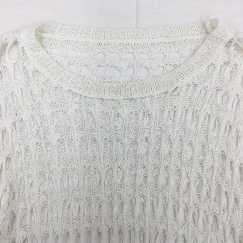 セレクトモカ select MOCA カットソー 長袖 FREE 無地 白 / ホワイト /  レディース USED 古着 中古 10140081
