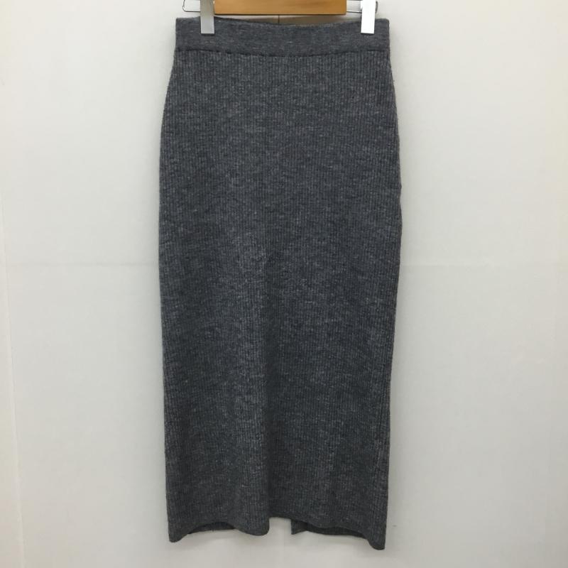 アズールバイマウジー AZUL BY MOUSSY スカート ロングスカート 250FAB71-446B M 無地 灰 / グレー /  レディース USED 古着 中古 10140085
