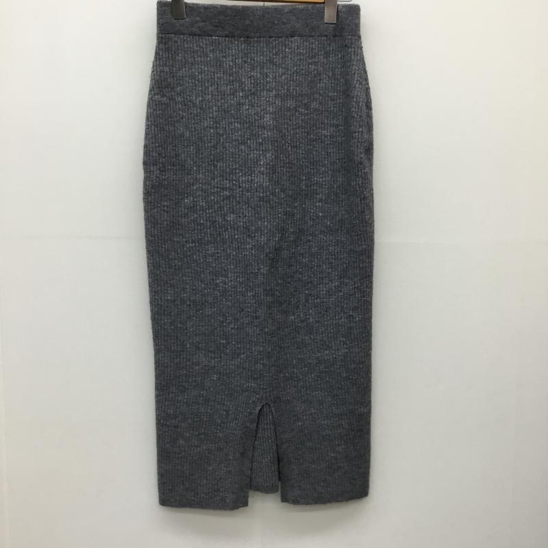 アズールバイマウジー AZUL BY MOUSSY スカート ロングスカート 250FAB71-446B M 無地 灰 / グレー /  レディース USED 古着 中古 10140085