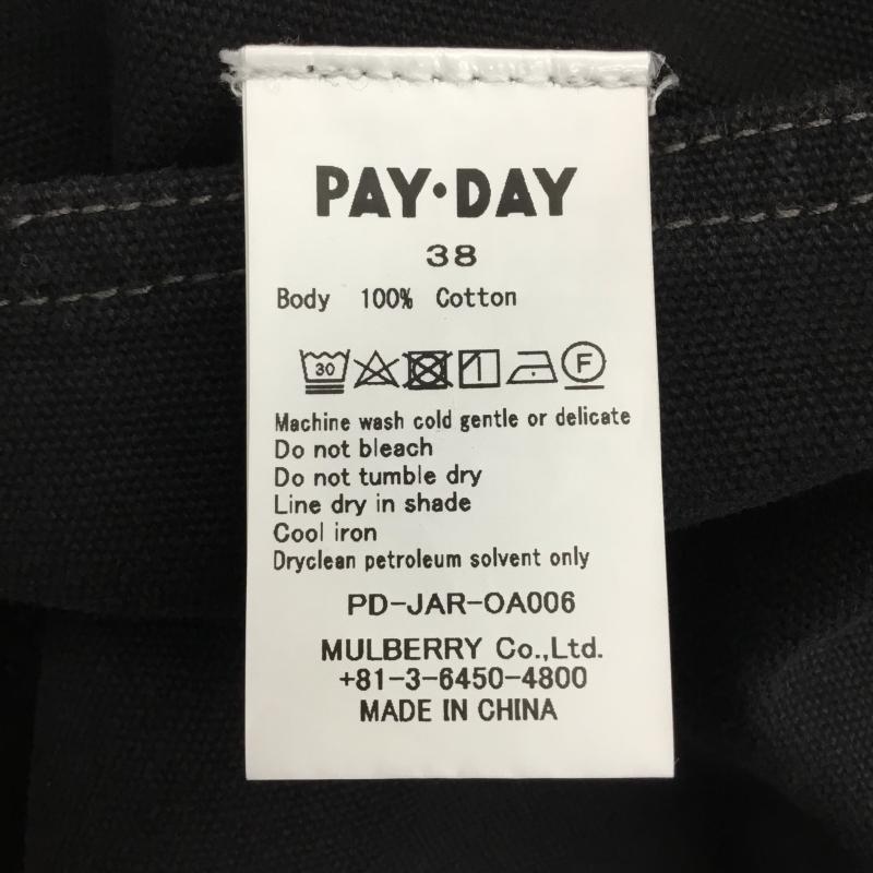 ペイデイ PAYDAY サロペット・オーバーオール サロペット、オーバーオール GKY-33000 ADAM ET ROPE  別注 PAYDAY 38 無地 黒 / ブラック /  メンズ USED 古着 中古 10140088