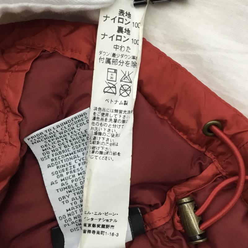 エルエルビーン L.L.Bean ジャケット、上着 ダウンジャケット 285552 M 無地 赤 / レッド /  レディース USED 古着 中古 10140095