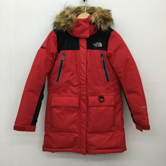 ザノースフェイス THE NORTH FACE ジャケット、上着 ダウンジャケット NFJ1DF81 サミットシリーズ アスガルド M ロゴ、文字 黒 / ブラック / X 赤 / レッド /  レディース USED 古着 中古 10140096