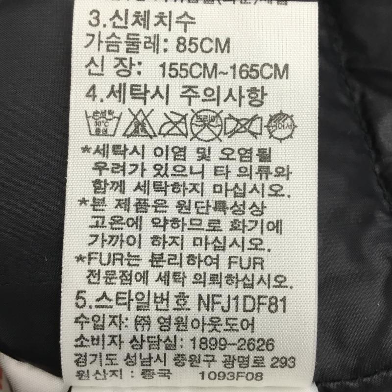 ザノースフェイス THE NORTH FACE ジャケット、上着 ダウンジャケット NFJ1DF81 サミットシリーズ アスガルド M ロゴ、文字 黒 / ブラック / X 赤 / レッド /  レディース USED 古着 中古 10140096