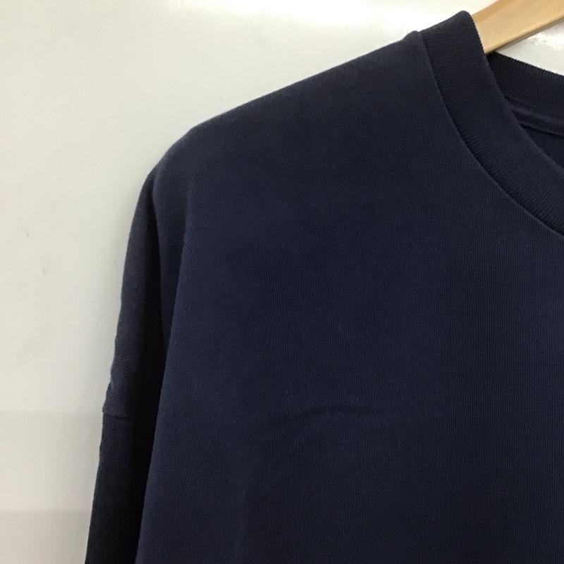 コロンビア Columbia Tシャツ 長袖 222 pm4421 長袖Tシャツ ロングスリーブTシャツ プリントTシャツ L ロゴ、文字 紺 / ネイビー /  メンズ USED 古着 中古 10140103