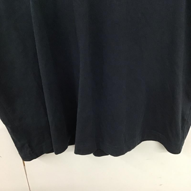 アディダス adidas Tシャツ 半袖 半袖カットソー プリントTシャツ クルーネックカットソー ロゴ、文字 紺 / ネイビー /  メンズ USED 古着 中古 10140132