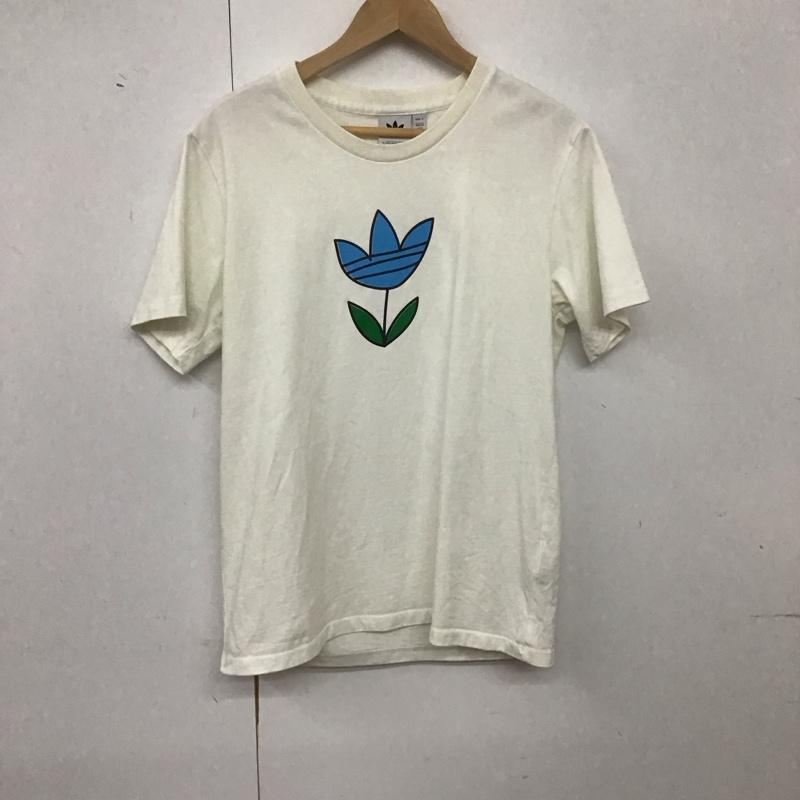 アディダス adidas Tシャツ 半袖 hf2027 オリジナルグラフィックTシャツ プリントTシャツ プリント 白 / ホワイト /  レディース USED 古着 中古 10140134
