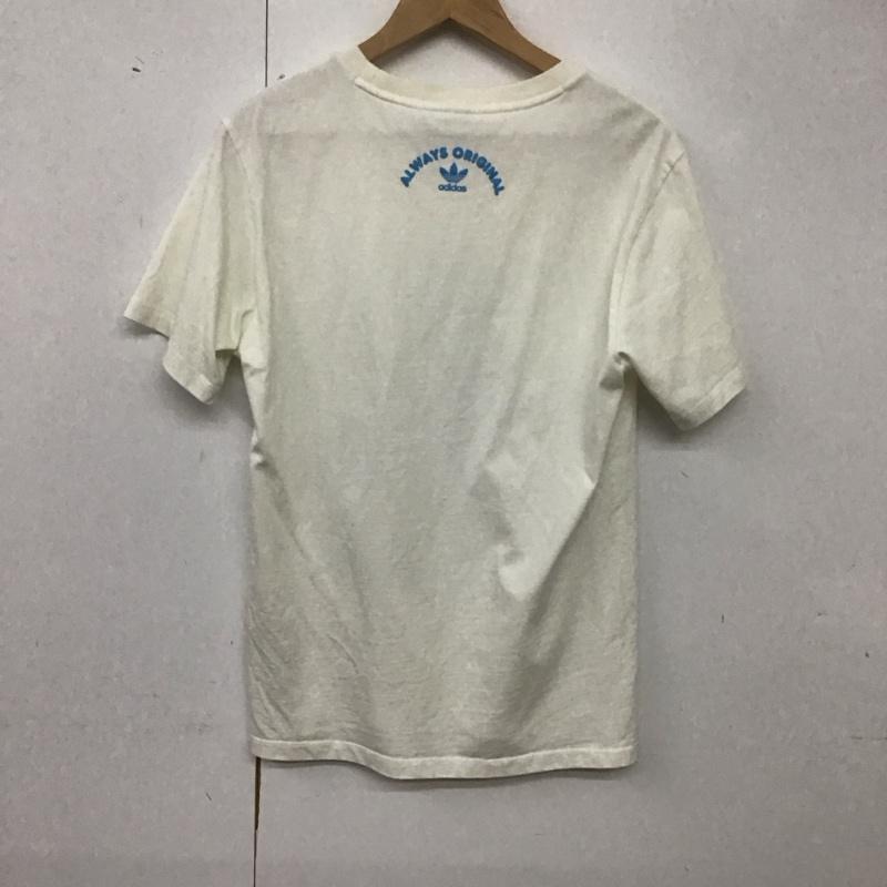 アディダス adidas Tシャツ 半袖 hf2027 オリジナルグラフィックTシャツ プリントTシャツ プリント 白 / ホワイト /  レディース USED 古着 中古 10140134