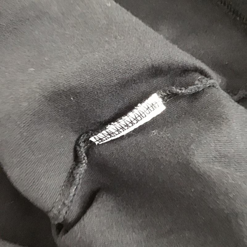アディダス adidas Tシャツ 半袖 半袖カットソー プリントTシャツ クルーネックカットソー ロゴ、文字 黒 / ブラック /  メンズ USED 古着 中古 10140137
