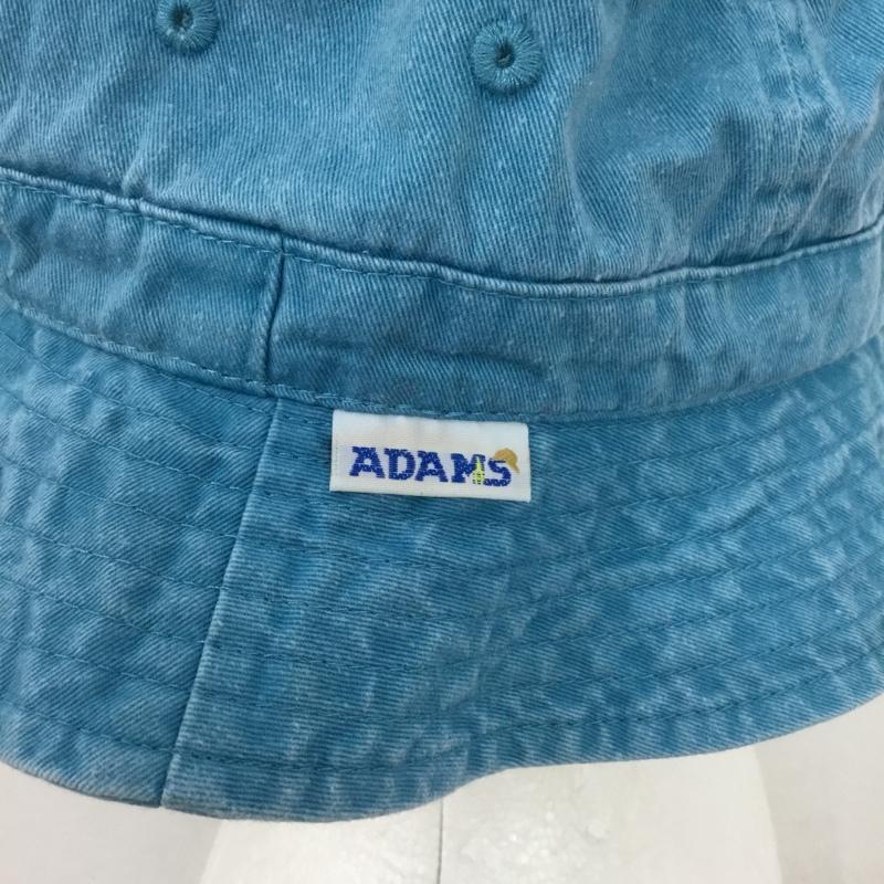 古着 USED 帽子 ハット ADAMS バケットハット VA101 ロゴ、文字 青 / ブルー /  メンズ USED 古着 中古 10140157