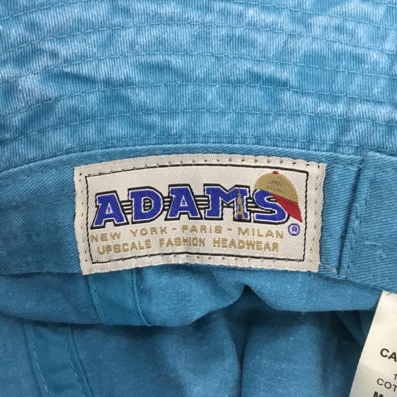 古着 USED 帽子 ハット ADAMS バケットハット VA101 ロゴ、文字 青 / ブルー /  メンズ USED 古着 中古 10140157