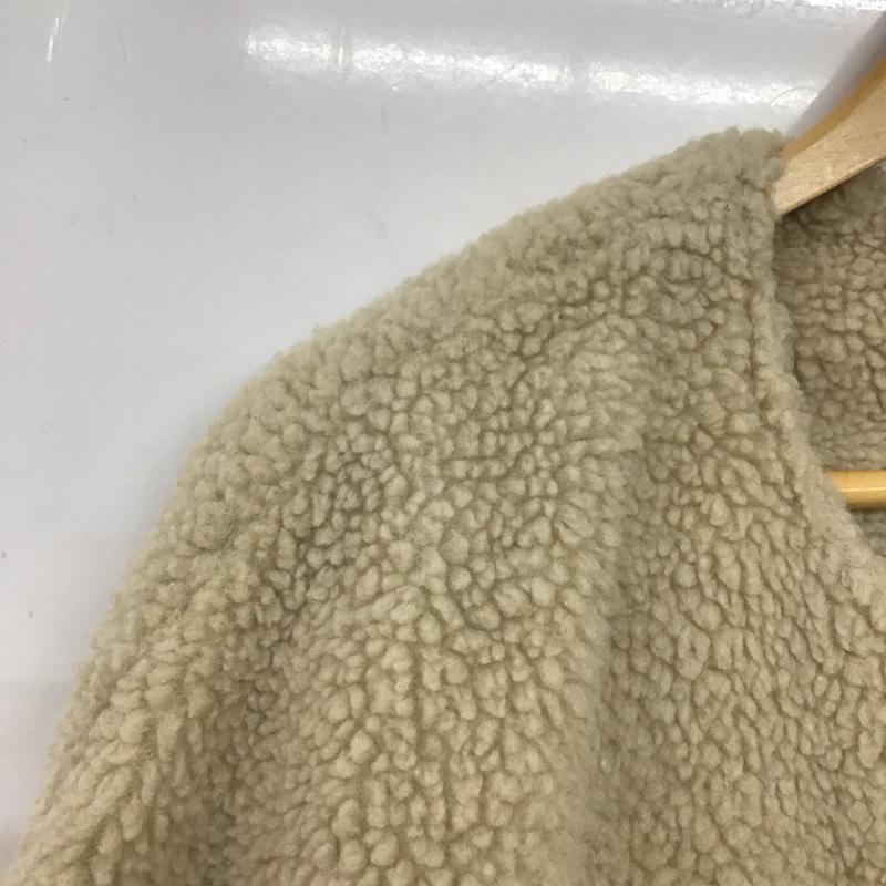 アズールバイマウジー AZUL BY MOUSSY ジャケット、上着 ジャンパー、ブルゾン 250BAJ30-082I BOAショートCT M 無地 ベージュ / ベージュ /  レディース USED 古着 中古 10140215