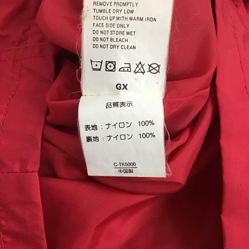 コロンビア Columbia ジャケット、上着 ジャケット、ブレザー ナイロンジャケット フード付き S ロゴ、文字 黒 / ブラック / X 赤 / レッド /  メンズ USED 古着 中古 10140227