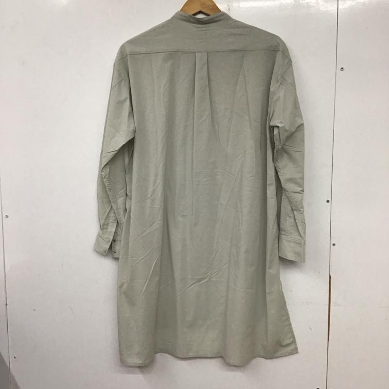 ザノースフェイス THE NORTH FACE シャツ、ブラウス 長袖 NRW11861 サイエンスオブムーブメントバンドカラーシャツ M 無地 灰 / グレー /  レディース USED 古着 中古 10140230