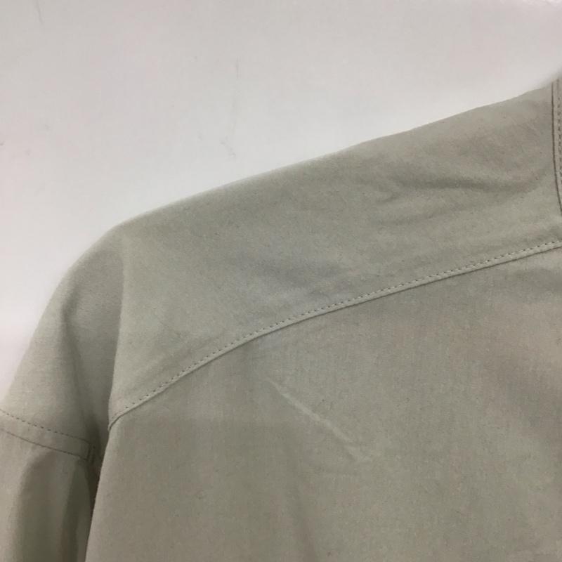 ザノースフェイス THE NORTH FACE シャツ、ブラウス 長袖 NRW11861 サイエンスオブムーブメントバンドカラーシャツ M 無地 灰 / グレー /  レディース USED 古着 中古 10140230