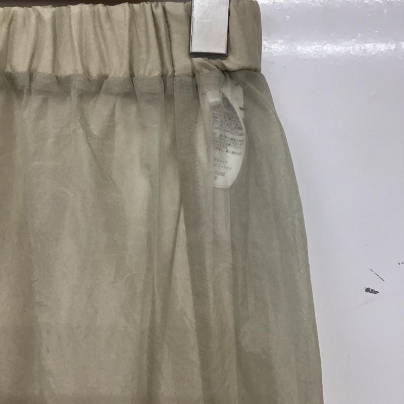 ローリーズファーム LOWRYS FARM スカート ロングスカート FREE 無地 ベージュ / ベージュ /  レディース USED 古着 中古 10140237