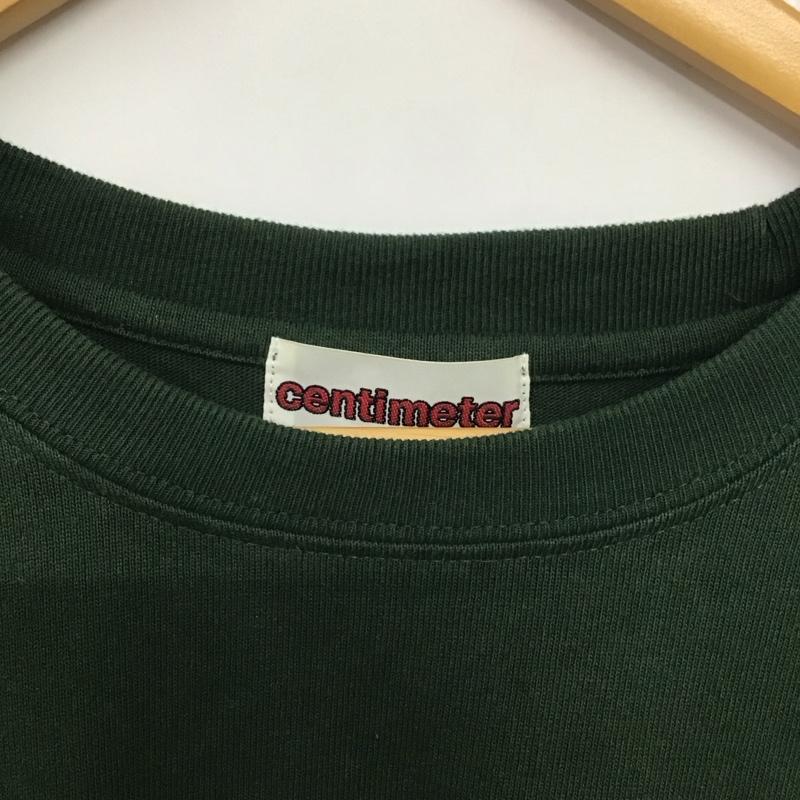 ラファイエット Lafayette Tシャツ 半袖 CM1156 centimeter クルーネック バックプリント XL ロゴ、文字 緑 / グリーン /  メンズ USED 古着 中古 10140239