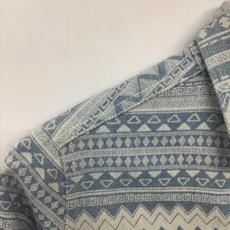 ゴースローキャラバン go slow caravan ワンピース ミニスカート 1 総柄 水色 / ライトブルー /  レディース USED 古着 中古 10140253