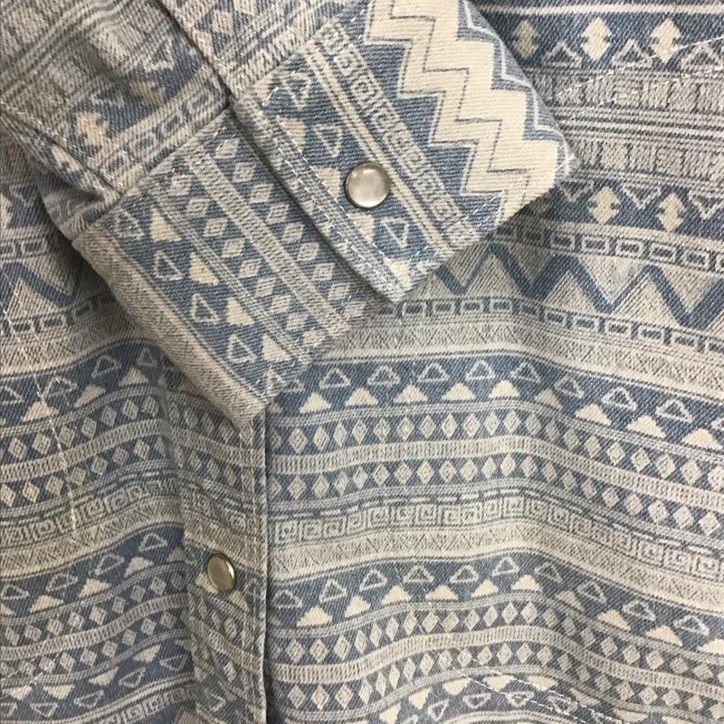 ゴースローキャラバン go slow caravan ワンピース ミニスカート 1 総柄 水色 / ライトブルー /  レディース USED 古着 中古 10140253