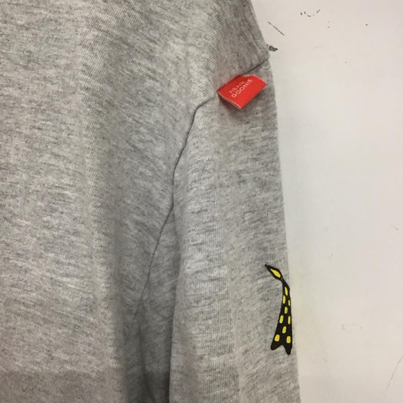 ヘッドグーニー HEADGOONIE カットソー 長袖 長袖カットソー プリントカットソー クルーネック XL プリント 灰 / グレー /  メンズ USED 古着 中古 10140271