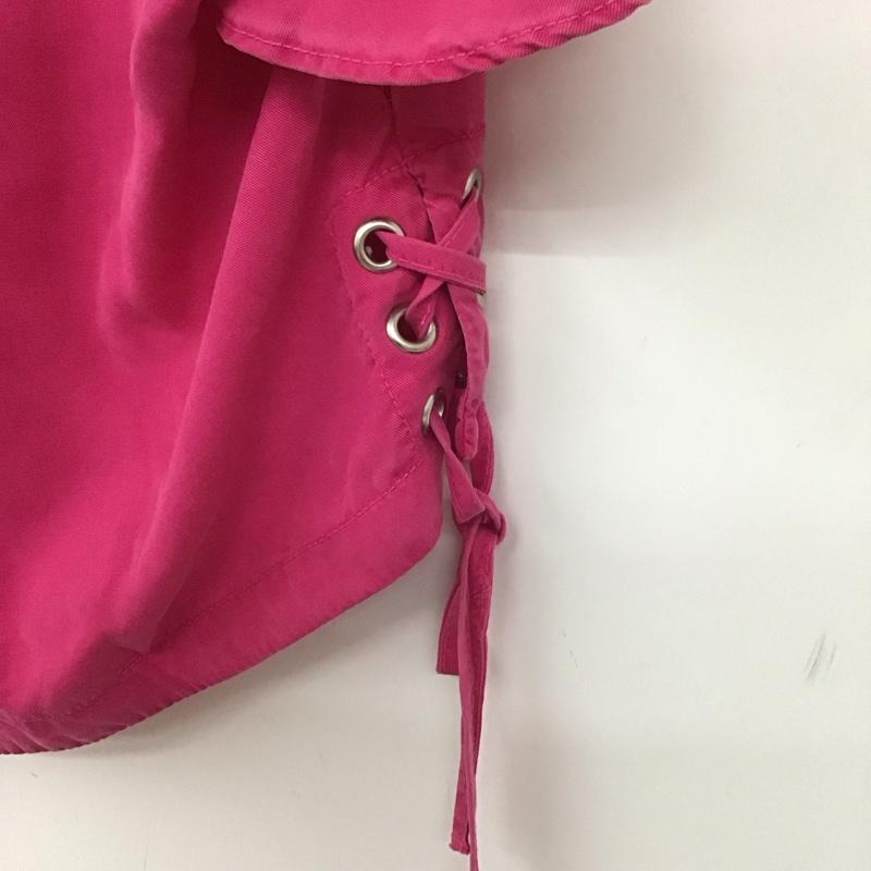 ザラ ZARA カットソー 半袖 S 無地 桃 / ピンク /  レディース USED 古着 中古 10140340