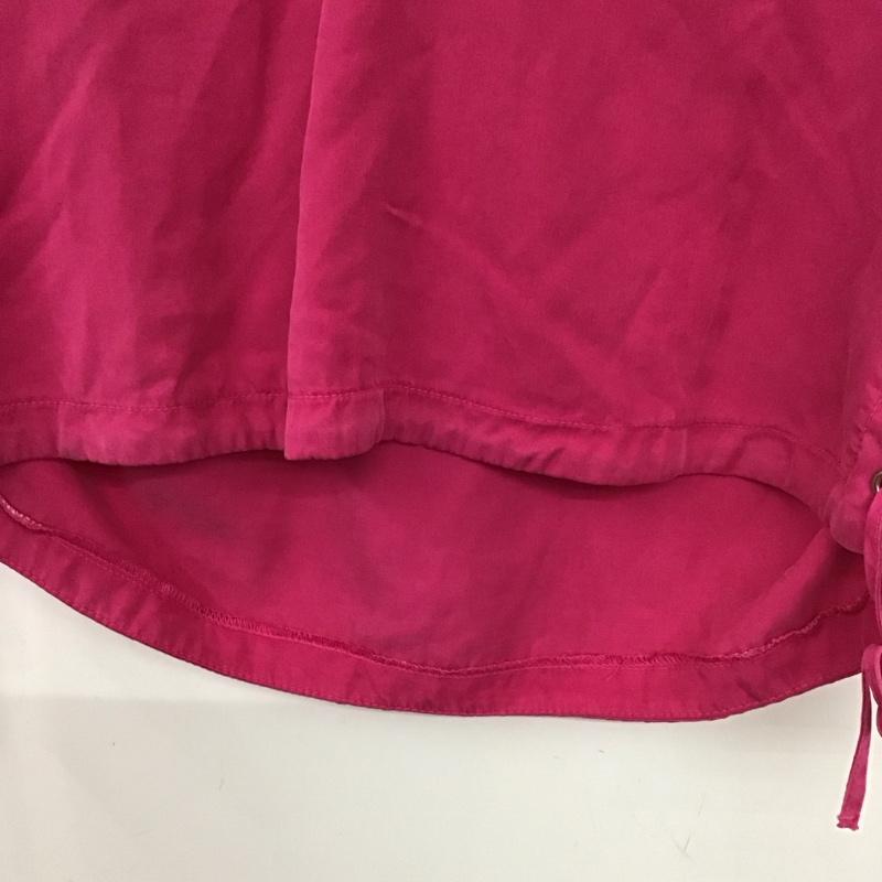 ザラ ZARA カットソー 半袖 S 無地 桃 / ピンク /  レディース USED 古着 中古 10140340