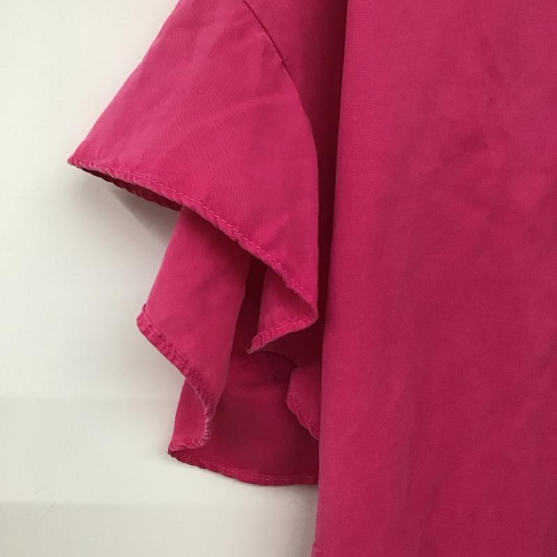 ザラ ZARA カットソー 半袖 S 無地 桃 / ピンク /  レディース USED 古着 中古 10140340