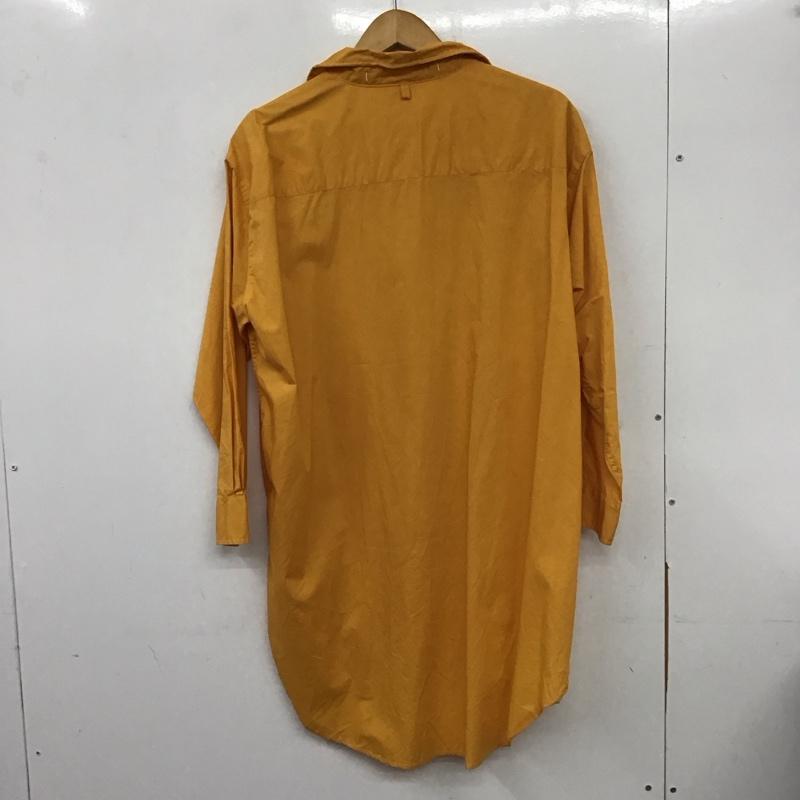 ニコアンド niko and... シャツ、ブラウス 長袖 M 無地 橙 / オレンジ /  レディース USED 古着 中古 10140341