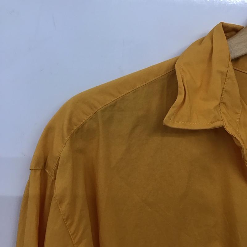 ニコアンド niko and... シャツ、ブラウス 長袖 M 無地 橙 / オレンジ /  レディース USED 古着 中古 10140341