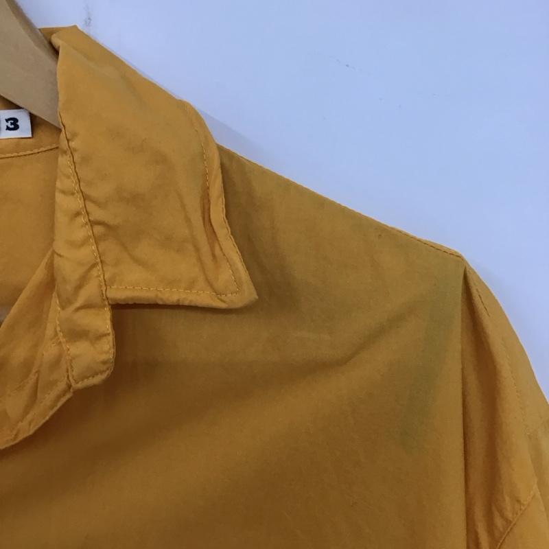 ニコアンド niko and... シャツ、ブラウス 長袖 M 無地 橙 / オレンジ /  レディース USED 古着 中古 10140341