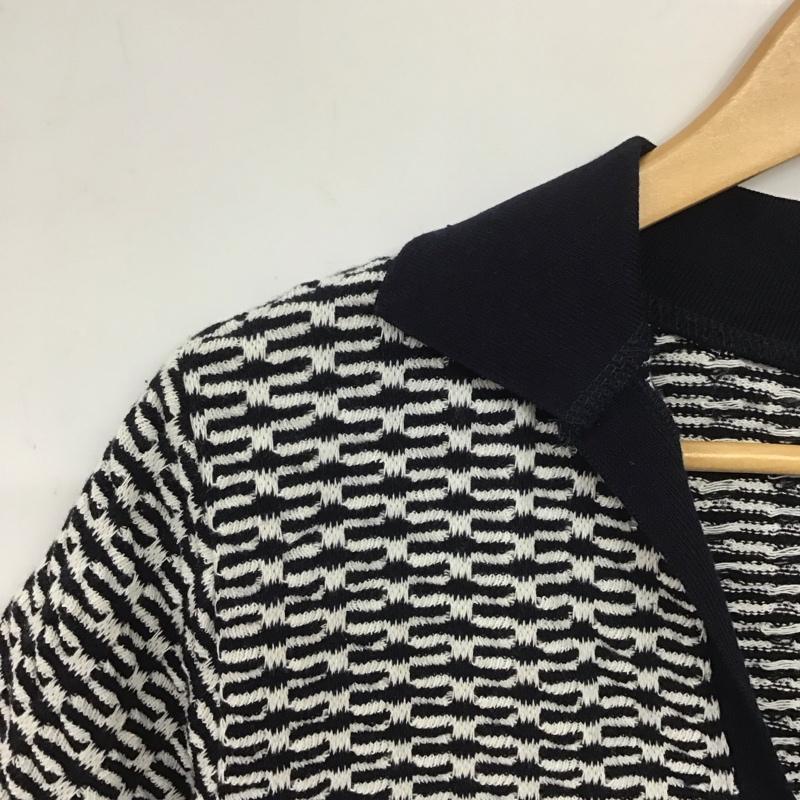 ザラ ZARA カットソー 半袖 S  白 / ホワイト / X 紺 / ネイビー /  レディース USED 古着 中古 10140361