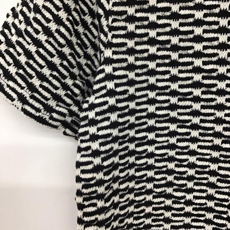 ザラ ZARA カットソー 半袖 S  白 / ホワイト / X 紺 / ネイビー /  レディース USED 古着 中古 10140361
