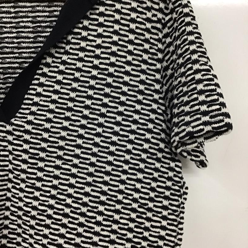 ザラ ZARA カットソー 半袖 S  白 / ホワイト / X 紺 / ネイビー /  レディース USED 古着 中古 10140361