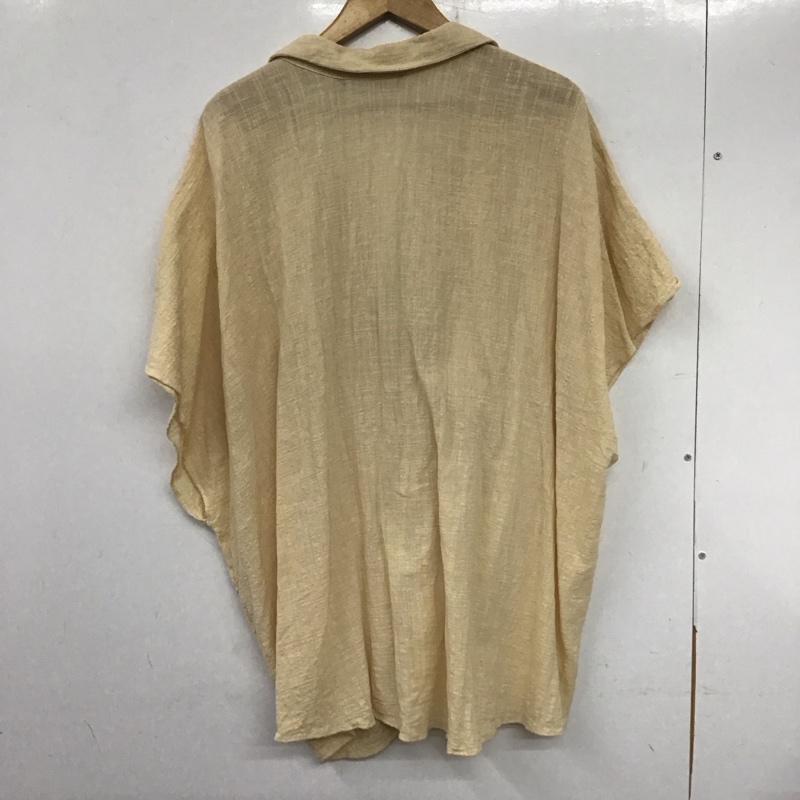 ザラ ZARA カットソー 半袖 S 無地 ベージュ / ベージュ /  レディース USED 古着 中古 10140394
