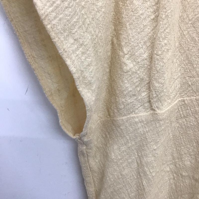 ザラ ZARA カットソー 半袖 S 無地 ベージュ / ベージュ /  レディース USED 古着 中古 10140394